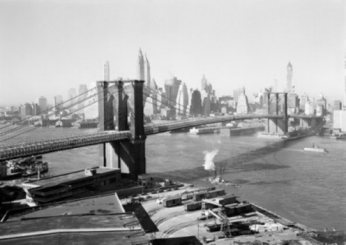 White Brooklyn Bridge/アンリ シルバーマン/ポスター White Brooklyn Bridge/アンリ シルバーマン/ポスター ARTIST