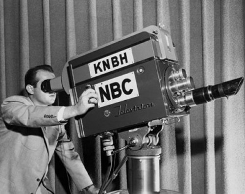 Camera Operator in a television studio Poster Print - Item # VARSAL2556458C