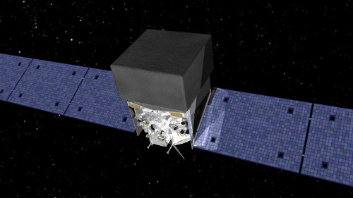Artist's concept of the Gamma-Ray Large Area Space Telescope, or GLAST Poster Print - Item # VARPSTSTK202016S