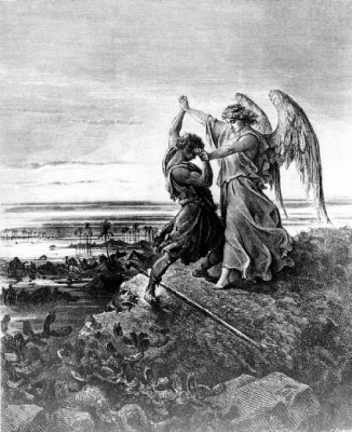 Jacob Wrestling with the Angel by Gustave Dore  1832-1883 Poster Print - Item # VARSAL99587134 Jacob Wrestling with the Angel by Gustave Dore  1832-1883 Poster Print - Item # VARSAL99587134