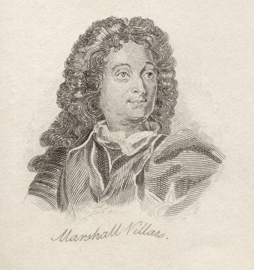 Claude Louis Hector De Villars, Prince De Martigues, Marquis, Duc De Villars, Vicomte De Melun, 1653 _ 1734. Great General Of Louis Xiv Of France. From The Book Crabbs Historical Dictionary Published 1825 PosterPrint - Item # VARDPI1855887