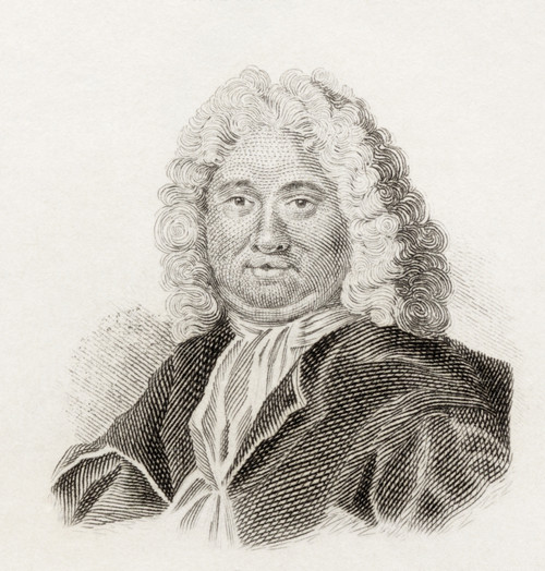 Pieter Burman The Elder, 1668 To 1741. Dutch Classical Scholar. From Crabb's Historical Dictionary Published 1825. PosterPrint - Item # VARDPI1905954