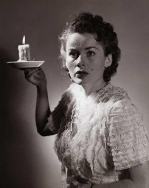 Close-up of a woman holding a candle Poster Print - Item # VARSAL2552803