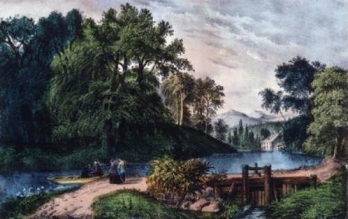 Summer Morning Currier & Ives Poster Print - Item # VARSAL9001300
