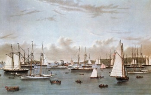 The Yacht Squadron Poster Print - Item # VARSAL3803489748