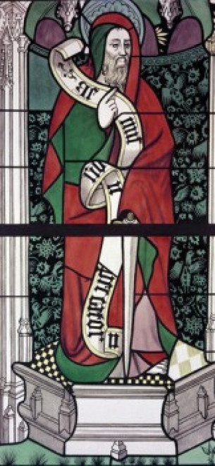 Apostle Simon   stained glass   13th century Poster Print - Item # VARSAL9008304