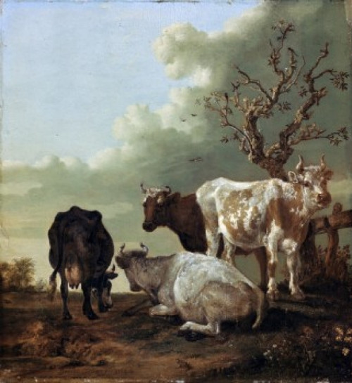 Cows in Pasture  Paulus Potter Poster Print - Item # VARSAL9003361