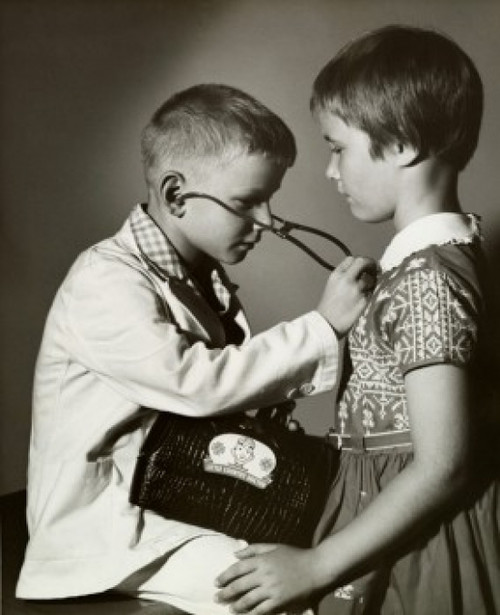 Children playing doctor and patient Poster Print - Item # VARSAL25516492