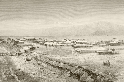 A 19Th Century Overall View Of Mejillones, Chile. From A 19Th Century Illustration. PosterPrint - Item # VARDPI1872509