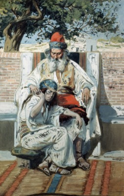 David and Abishag James Tissot Jewish Museum  New York  USA Poster Print - Item # VARSAL999276