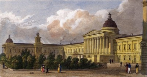 The London University  1828  Thomas Hosmer Shepherd  Engraving Poster Print - Item # VARSAL900956