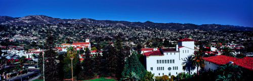 Elevated view of buildings in the city, Santa Barbara, California, USA Poster Print - Item # VARPPI164941
