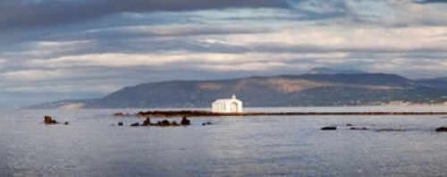 Chapel in the Sea  Georgioupoli  Crete  Greece Poster Print by Panoramic Images (31 x 12) - Item # PPI158447