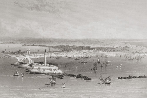 Alexandria, Egypt From A 19Th Century Print. From The Age We Live In, A History Of The Nineteenth Century PosterPrint - Item # VARDPI1903887