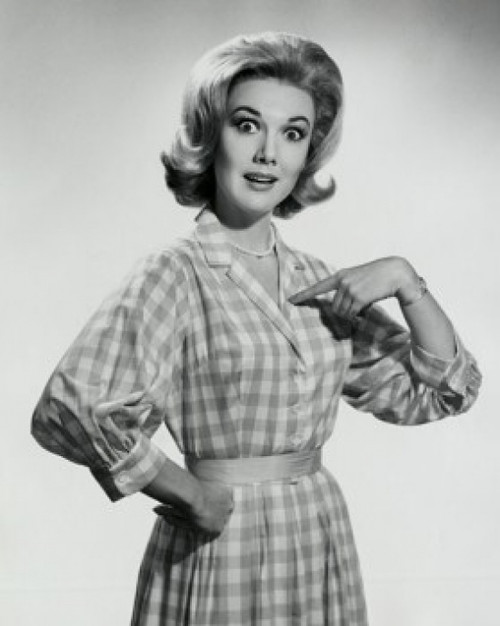 Portrait of a young woman pointing to herself Poster Print - Item # VARSAL25541933