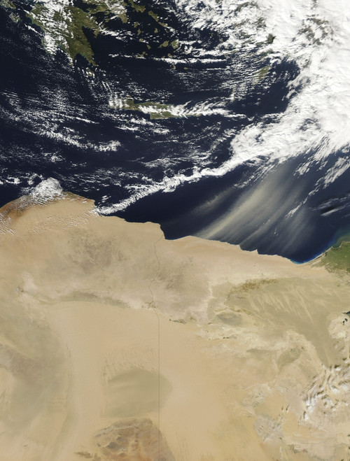 Dust storm over Egypt Poster Print - Item # VARPSTSTK203052S