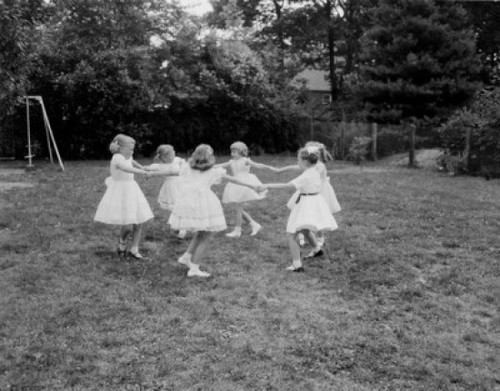 Girls dancing at playground Poster Print - Item # VARSAL255421615