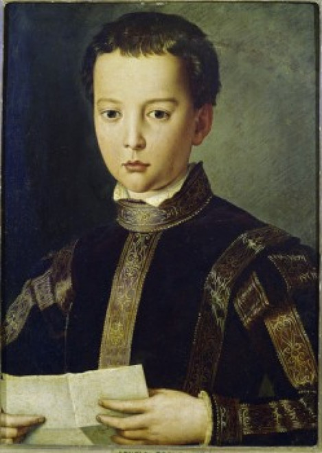 Portrait of Francesco I de Medici  1551  Agnolo Bronzino  Tempera on wood  Galleria degli Uffizi  Florence  Italy Poster Print - Item # VARSAL3815395652