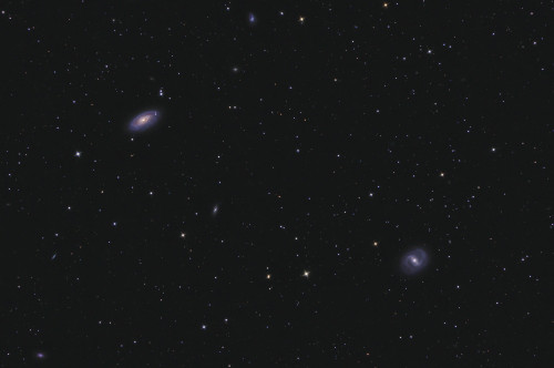Messier 88 and Messier 91 in the constellation Coma Berenices Poster Print - Item # VARPSTFEN200022S