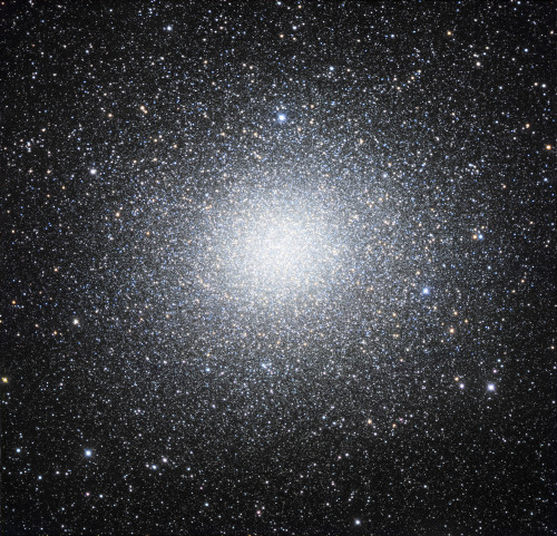 Omega Centauri or NGC 5139 is a globular cluster of stars seen in the constellation of Centaurus. It is both the brightest and the largest known globular cluster associated with the Milky Way Poster Print - Item # VARPSTGEN100068S