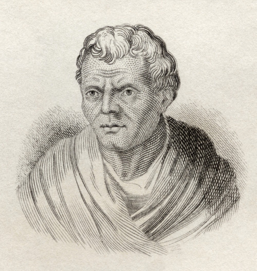 Menander, C. 342 To 291 Bc. Greek Dramatist. From Crabb's Historical Dictionary Published 1825. PosterPrint - Item # VARDPI1905827