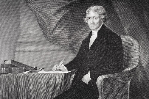 Thomas Jefferson 1743-1826. Third President Of The United States. Primary Author Of Declaration Of Independence. From Painting By Alonzo Chappel PosterPrint - Item # VARDPI1857731