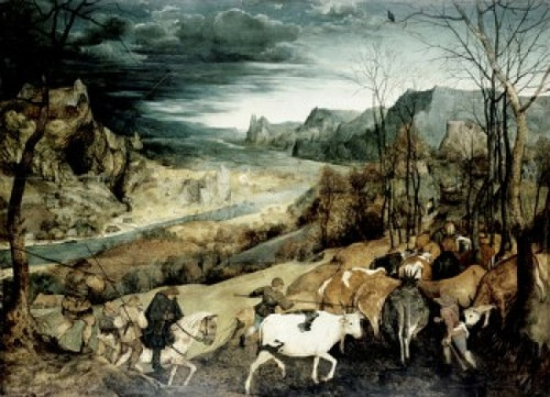 Return of the Herd  1565  Pieter Bruegel the Elder  Oil on Wood Panel  Kunsthistorisches Museum  Vienna  Austria Poster Print - Item # VARSAL260464