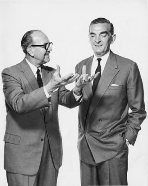 Two businessmen talking Poster Print - Item # VARSAL25548036