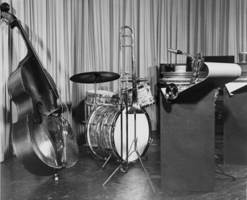 Musical instruments on stage Poster Print - Item # VARSAL2554500B
