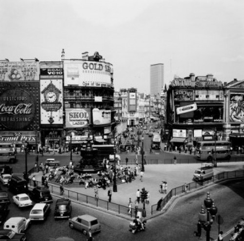 UK  London  Piccadilly Circus  high angle view Poster Print - Item # VARSAL255421459