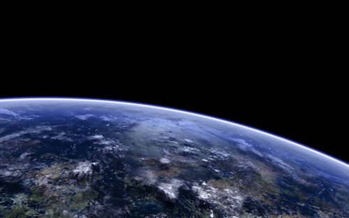 Orbitshot of an extraterrestrial planet Poster Print - Item # VARPSTFHV100037S