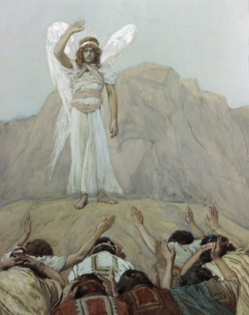 The Angel's Rebuke   James J. Tissot   Jewish Museum  New York  Poster Print - Item # VARSAL999494