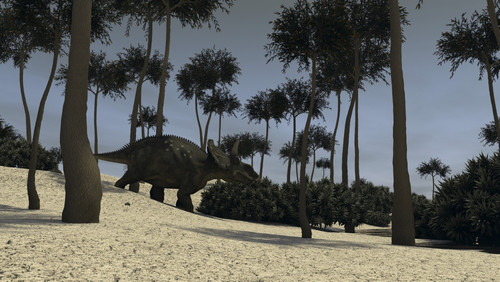 Triceratops in a prehistoric environment Poster Print - Item # VARPSTKVA600598P