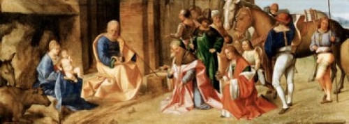 The Adoration Of The Magi  Giorgio Giorgione  National Gallery  London Poster Print - Item # VARSAL900100364