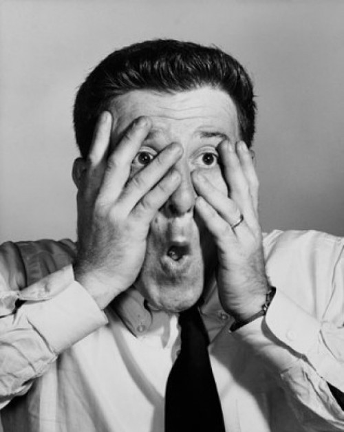 Close-up of a businessman looking shocked Poster Print - Item # VARSAL2551115