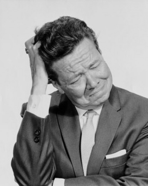 Close-up of a businessman scratching his head Poster Print - Item # VARSAL2556694B
