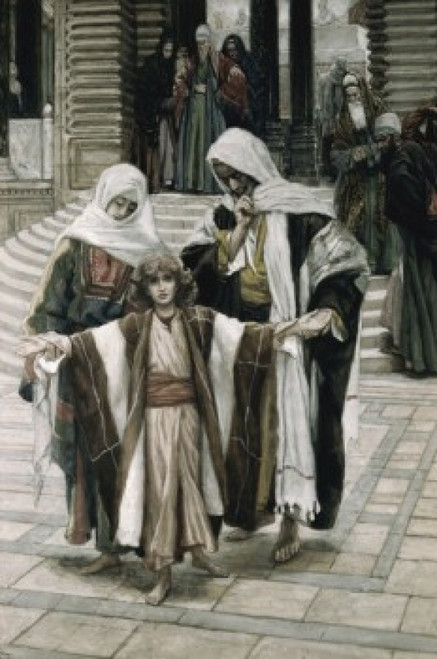 Jesus Found in the Temple  James Tissot Poster Print - Item # VARSAL999388