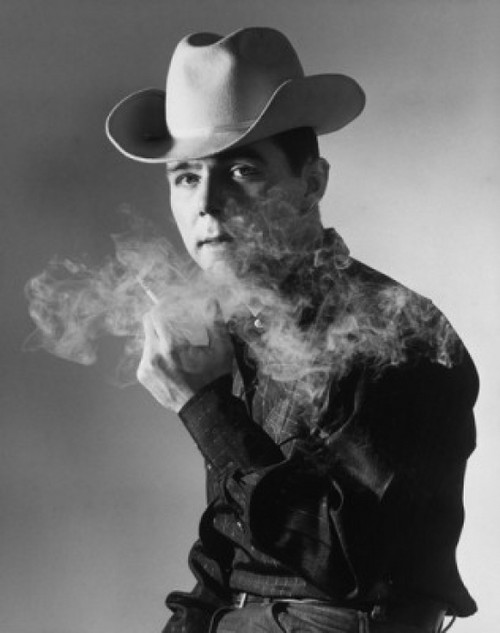 Cowboy smoking cigarette Poster Print - Item # VARSAL25518686