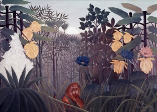 Repast Of The Lion S.d. 1910 Henri Rousseau Poster Print - Item # VARSAL9004080