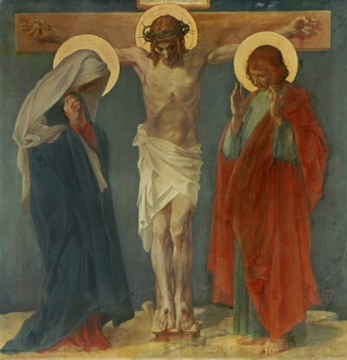 Jesus Dies on the Cross  1898  Martin Feuerstein  St. Anna Church  Munich  Germany Poster Print - Item # VARSAL900299