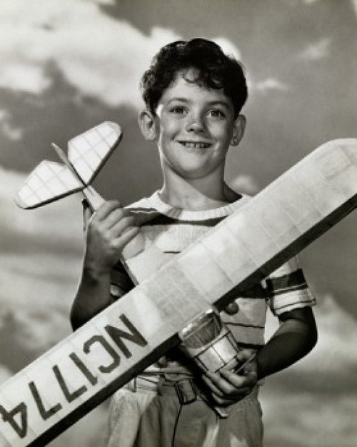 Boy holding a model airplane Poster Print - Item # VARSAL2553297