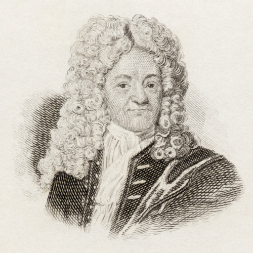 Johann Albert Fabricius, 1668 To 1736. German Classical Scholar And Bibliographer. From Crabb's Historical Dictionary Published 1825. PosterPrint - Item # VARDPI1905957