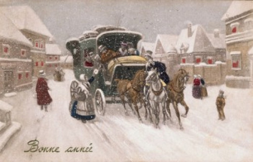 Bonne Annee  ca. 1900  Illustration  Poster Print - Item # VARSAL9801142