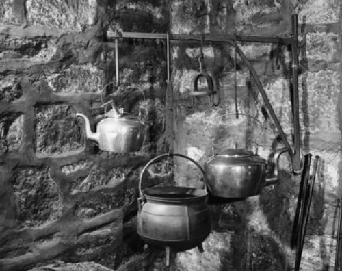 Kitchen utensils hanging on a rod Poster Print - Item # VARSAL25544954