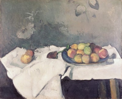 Plate of Peaches  Paul Cezanne  Oil on canvas  Guggenheim Museum  New York  USA Poster Print - Item # VARSAL260255