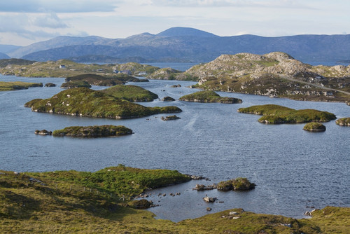 Landscape South of Tarbert; Isle of Harris, Outer Hebrides, Scotland PosterPrint - Item # VARDPI2429556