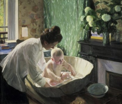 In the Morning   1910  Boris Mihajlovic Kustodiev  Oil on canvas    State Russian Museum  St. Petersburg  Russia  Poster Print - Item # VARSAL261425 In the Morning   1910  Boris Mihajlovic Kustodiev  Oil on canvas    State Russian Museum  St. Petersburg  Russia  Poster Print - Item # VARSAL261425