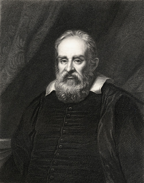Galileo Galilei 1564-1642. Italian Mathematician, Astronomer And Physicist. From The Book _Gallery Of Portraits? Published London 1833. PosterPrint - Item # VARDPI1858568