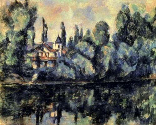 Shores of Marne  1888  Paul Cezanne  Oil on canvas  Pushkin Museum of Fine Arts  Moscow  Russia Poster Print - Item # VARSAL261251