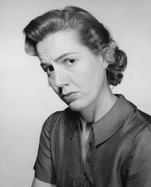 Portrait of a young woman frowning Poster Print - Item # VARSAL25510344C